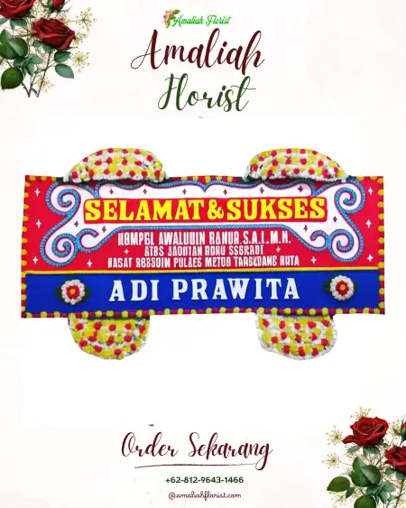 Papan Bunga Ucapan Selamat Gentawangi